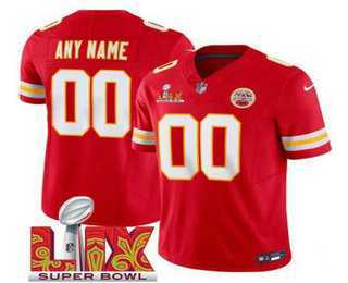 Men & Women & Youth Kansas City Chiefs Customized Red 2025 Super Bowl LIX FUSE Vapor Limited Jersey,We sell and wholesale Men & Women & Youth Kansas City Chiefs Customized Red 2025 Super Bowl LIX FUSE Vapor Limited Jersey on line form chian!